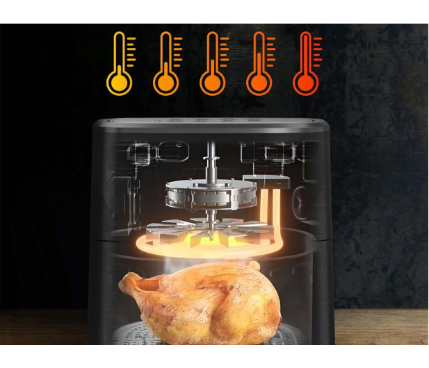 ExtraLink Air Fryer SJ-650 6.5L EU Frytkownica 1600W - 1585396 - zdjęcie 4
